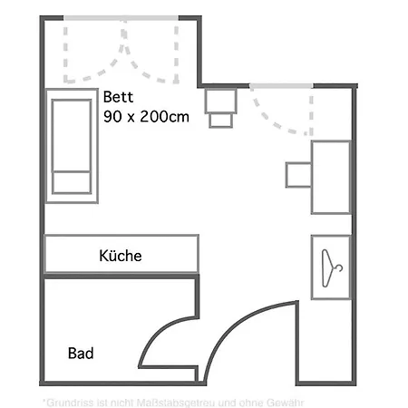 아파트 1 Zimmerapartment In Der Land Of Living *